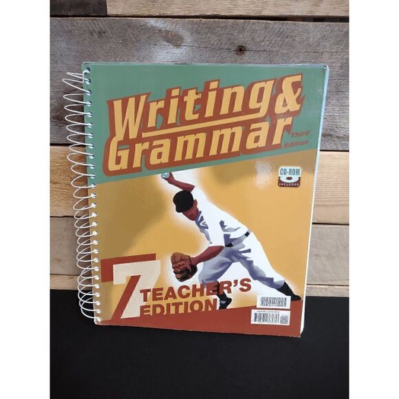 Writing & Grammar 7 Third (3rd) Edition - Teacher's Book No CD - BJU Press - Picture 1 of 2